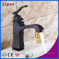 Fyeer New European Style Black Bathroom Basin Faucet